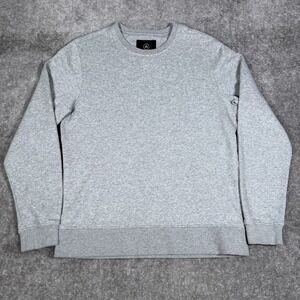 Aether Sweatshirt Men's 2 Heather‎ Gray Long Sleeve Crew Neck